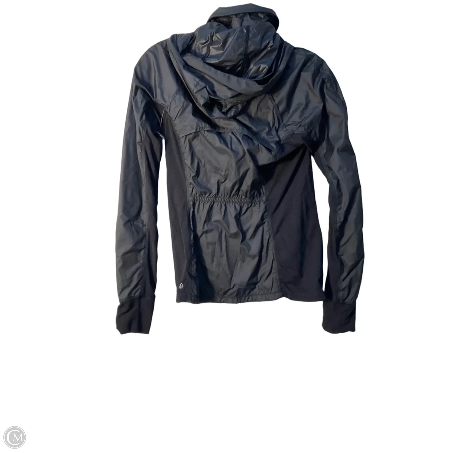 Athletic Jacket By Lululemon In Black, Size: 4