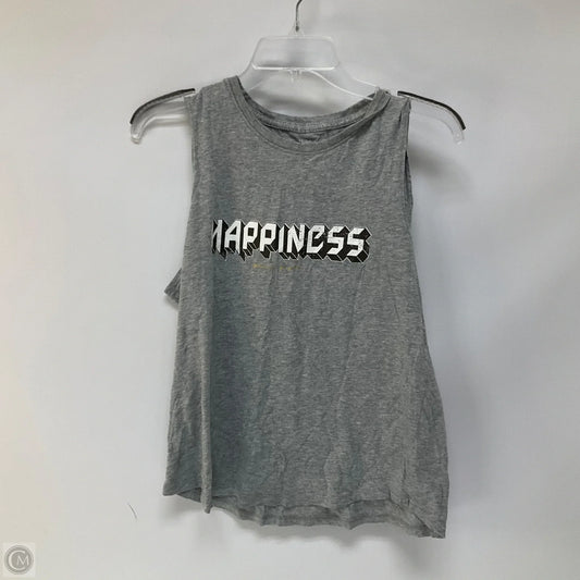 Top Sleeveless By Spiritual Gangster In Grey, Size: L