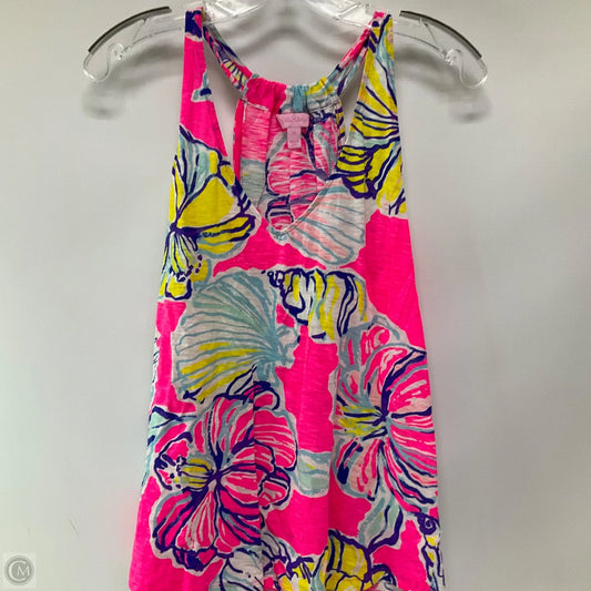 Top Sleeveless Designer By Lilly Pulitzer In Floral Print, Size: M
