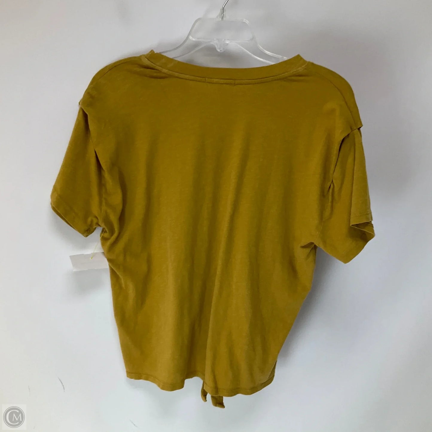 Top Short Sleeve By Sundry In Gold, Size: 0