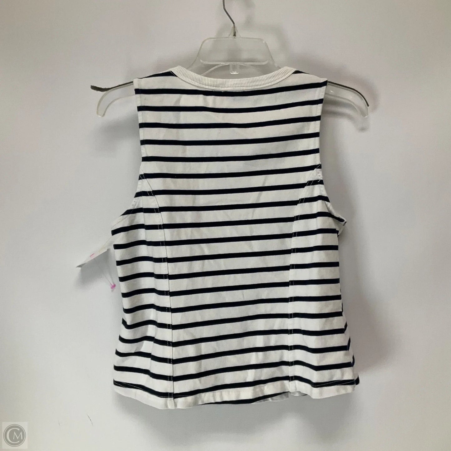 Top Sleeveless By Postmark In Striped Pattern, Size: M