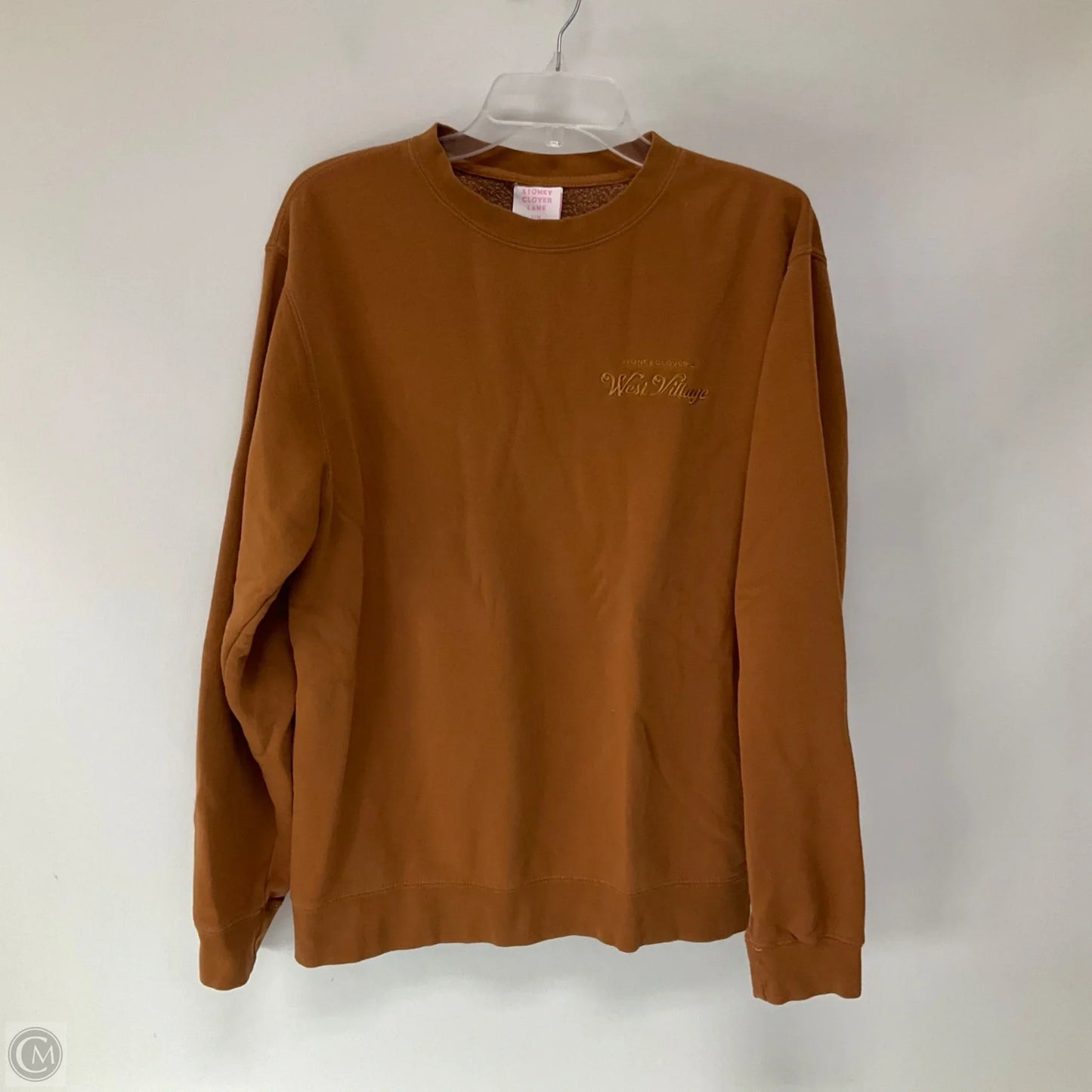 Sweatshirt Crewneck By Stoney Clover Lane In Brown, Size: S