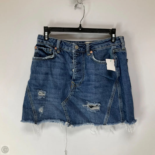 Skirt Mini & Short By We The Free In Blue Denim, Size: 0