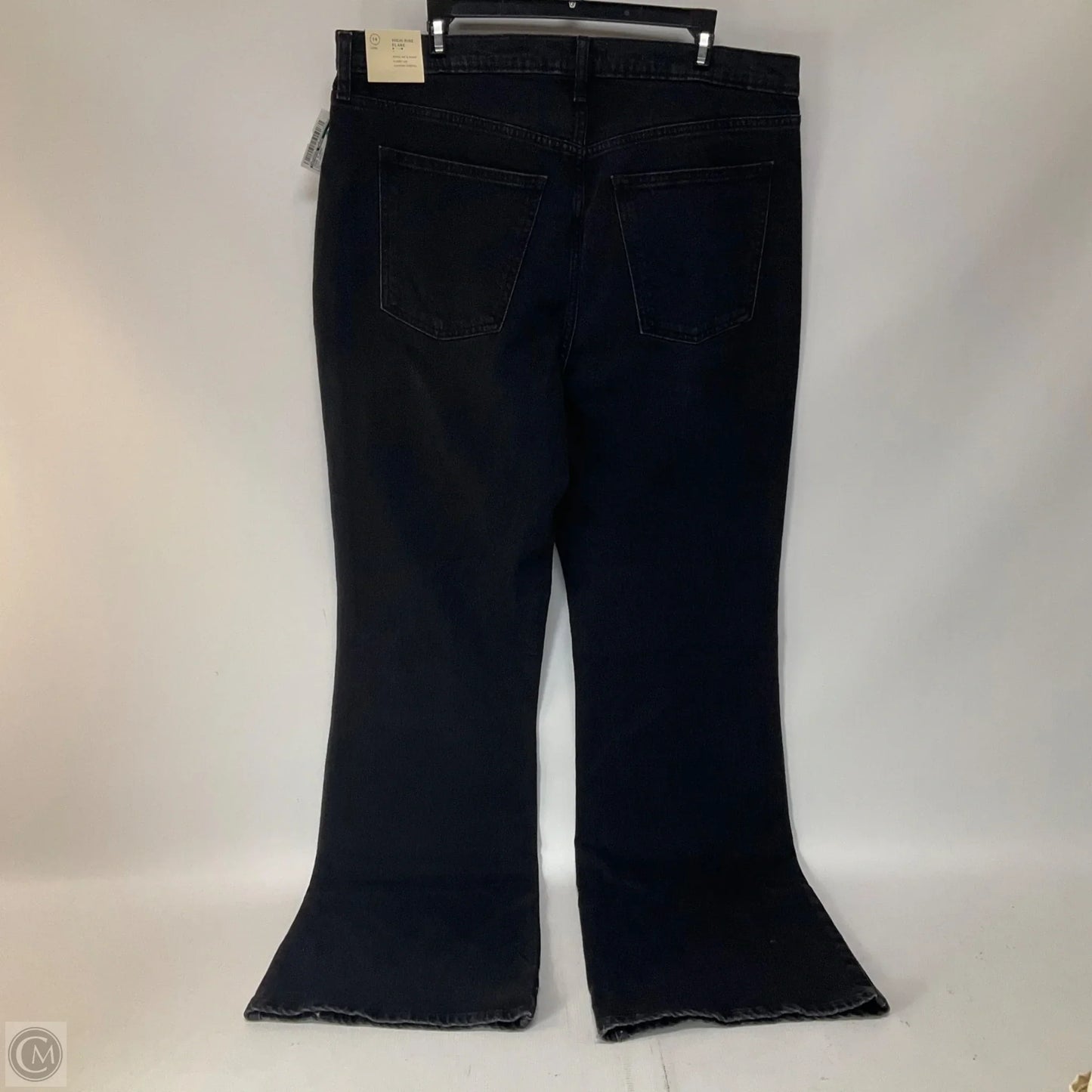 Jeans Flared By Universal Thread In Black Denim, Size: 14l