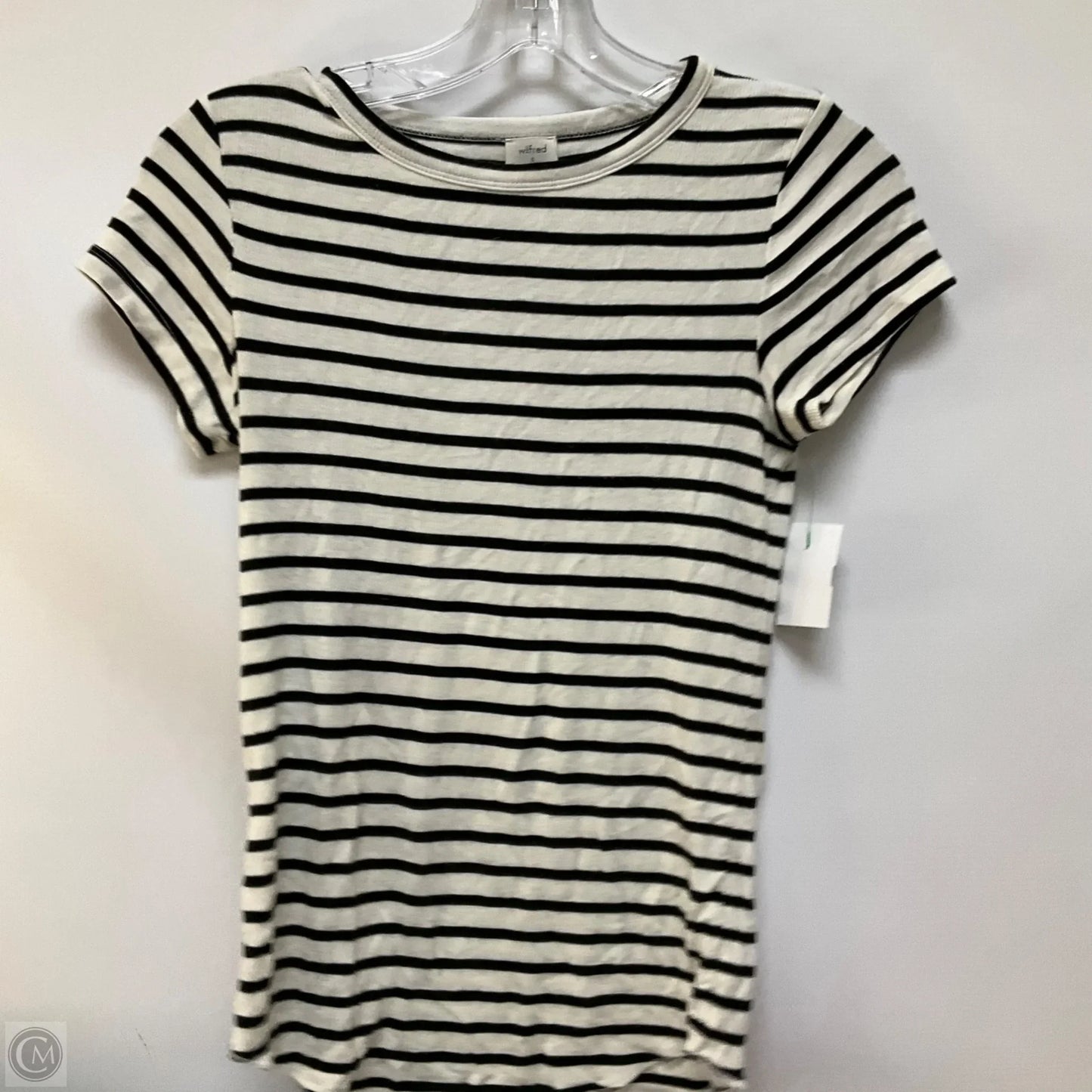 Top Short Sleeve By Wilfred In Striped Pattern, Size: M