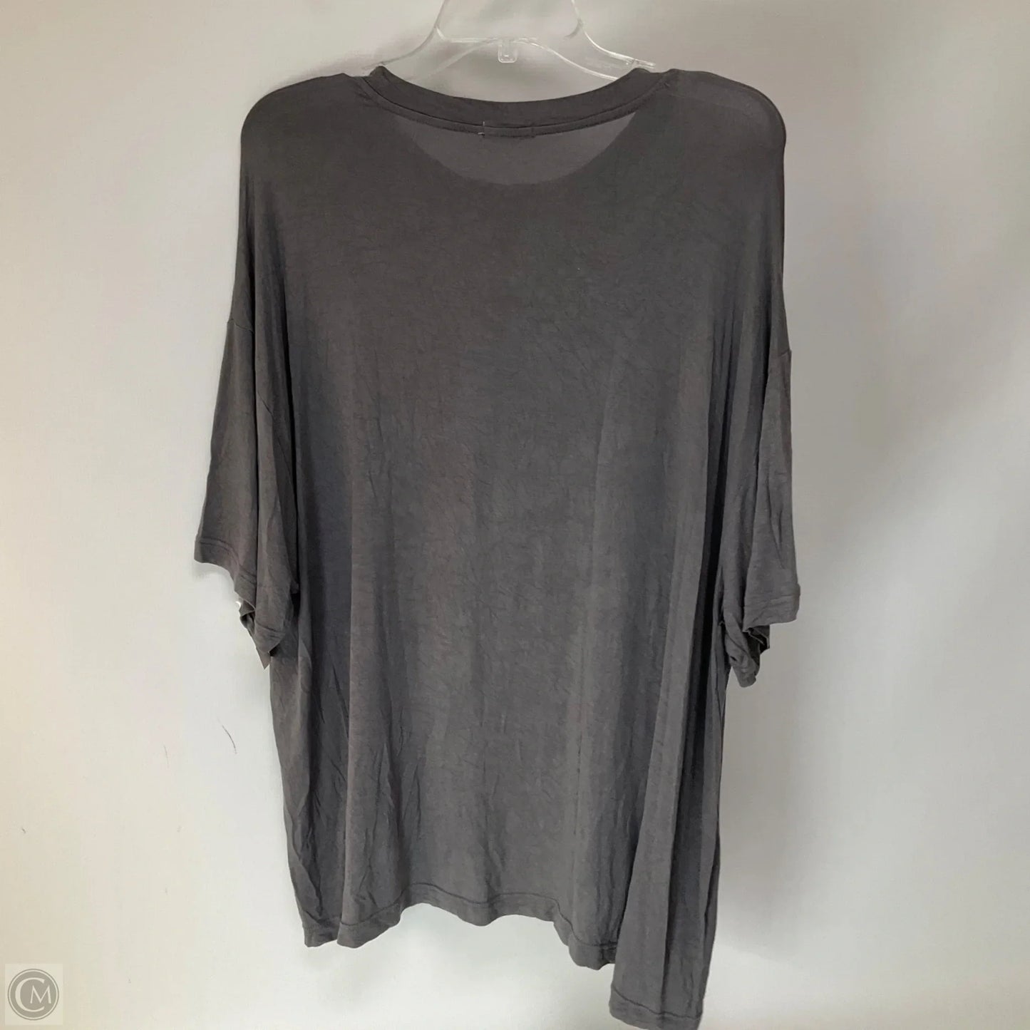 Top Short Sleeve By Barefoot Dreams In Grey, Size: Xl