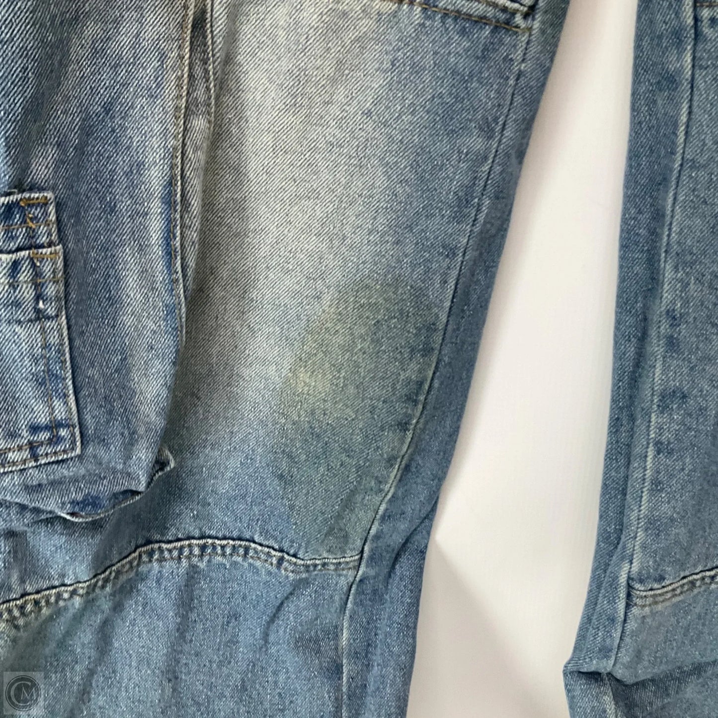 Jeans Wide Leg By Edikted In Blue Denim, Size: M