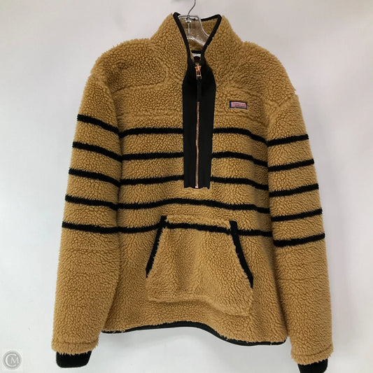 Jacket Faux Fur & Sherpa By Vineyard Vines In Brown, Size: L