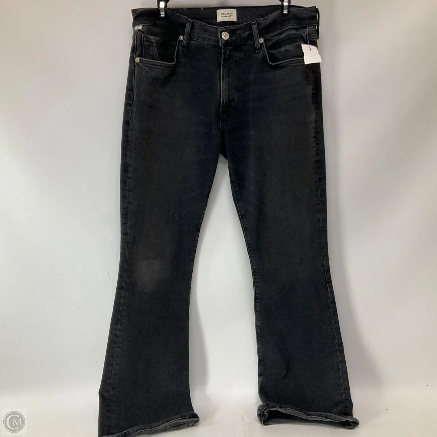 Jeans Flared By Citizens Of Humanity In Black Denim, Size: 8