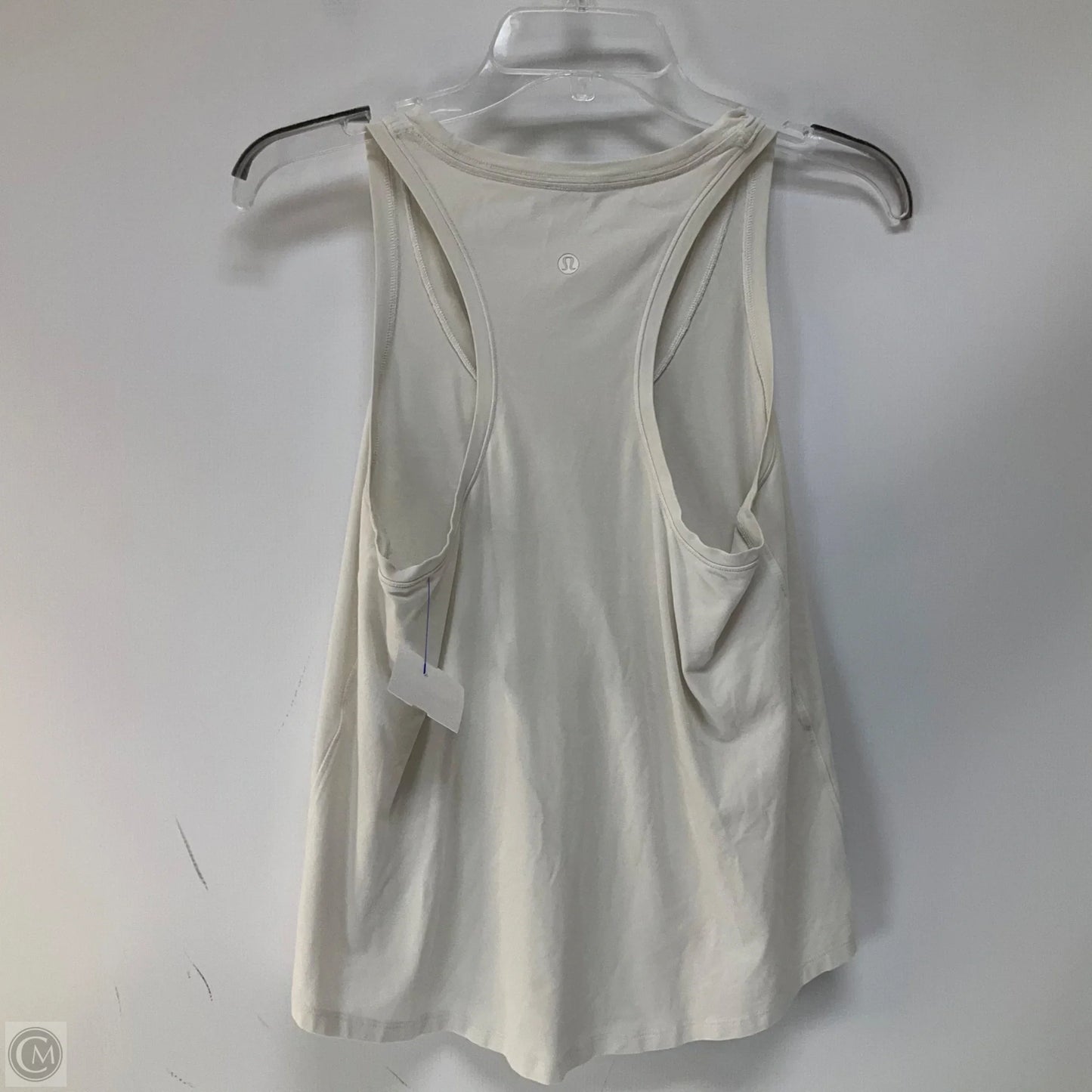 Athletic Tank Top By Lululemon In White, Size: 8