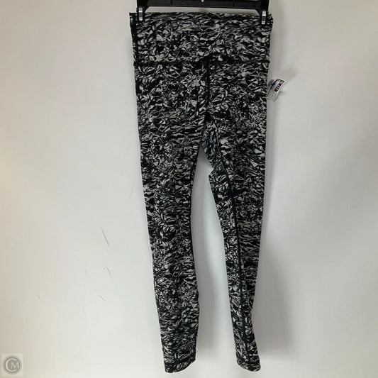 Athletic Leggings Capris By Lululemon In Black & White, Size: 4