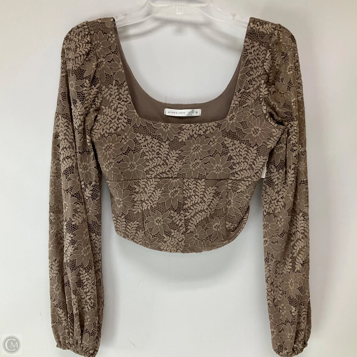 Top Long Sleeve By Altard State In Mauve, Size: M