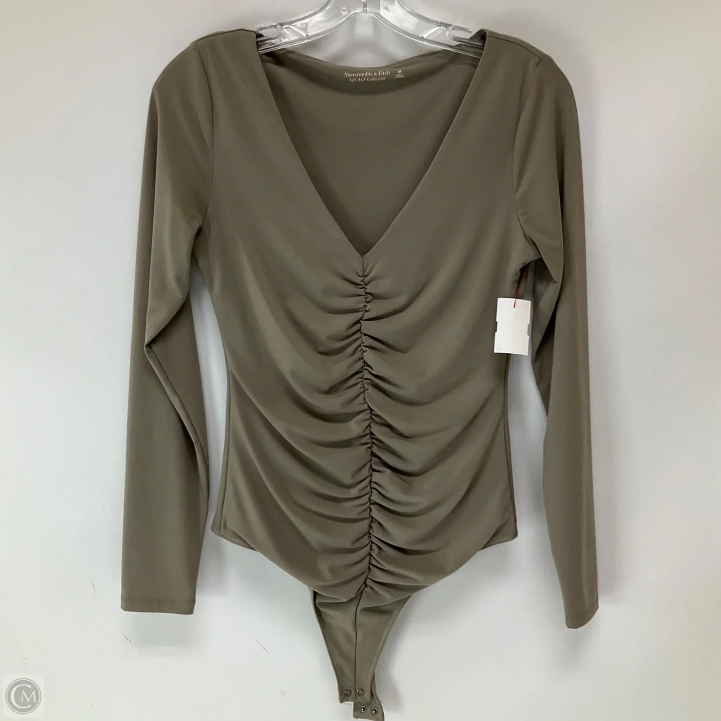 Bodysuit By Abercrombie And Fitch In Taupe, Size: M