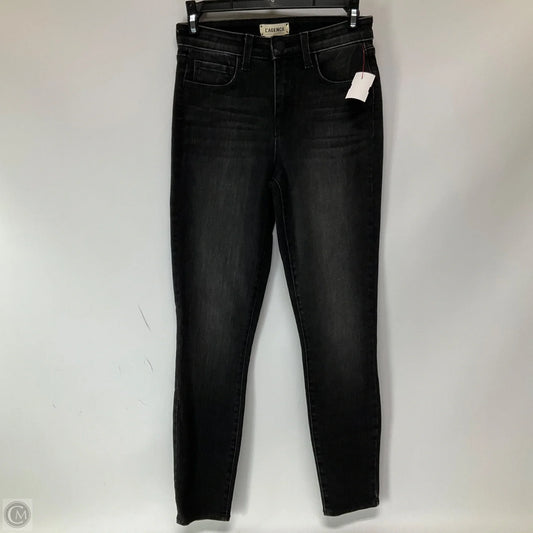 Jeans Skinny By L Agence In Black Denim, Size: 0