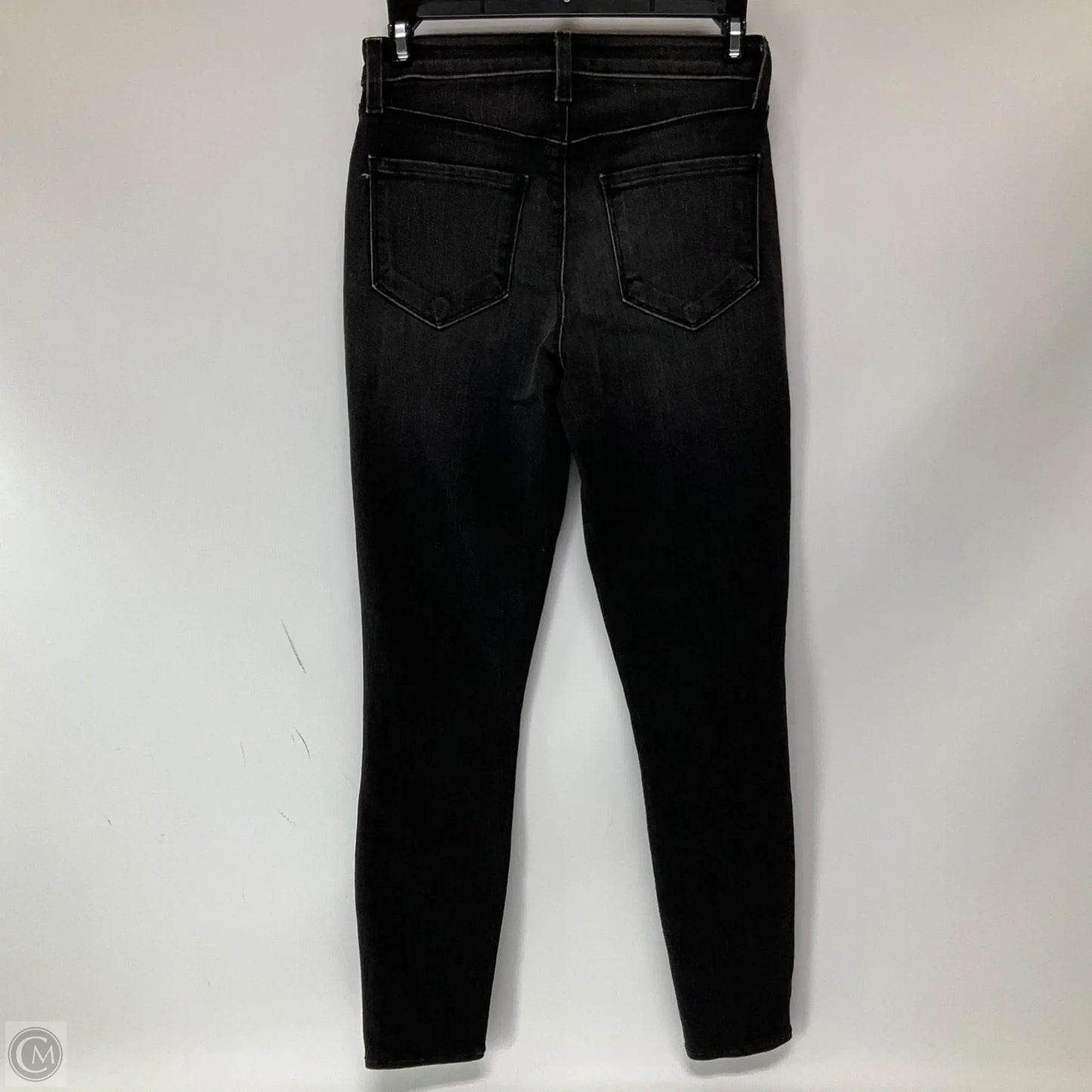 Jeans Skinny By L Agence In Black Denim, Size: 0