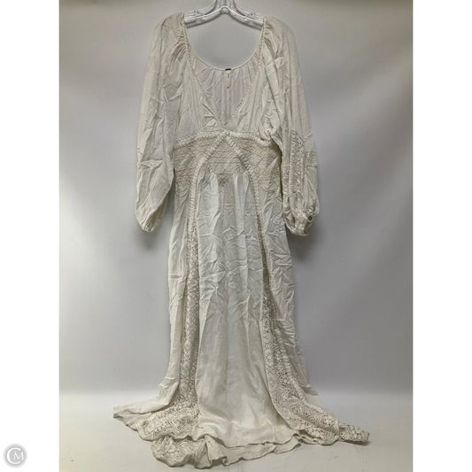 Dress Casual Maxi By Free People In White, Size: S