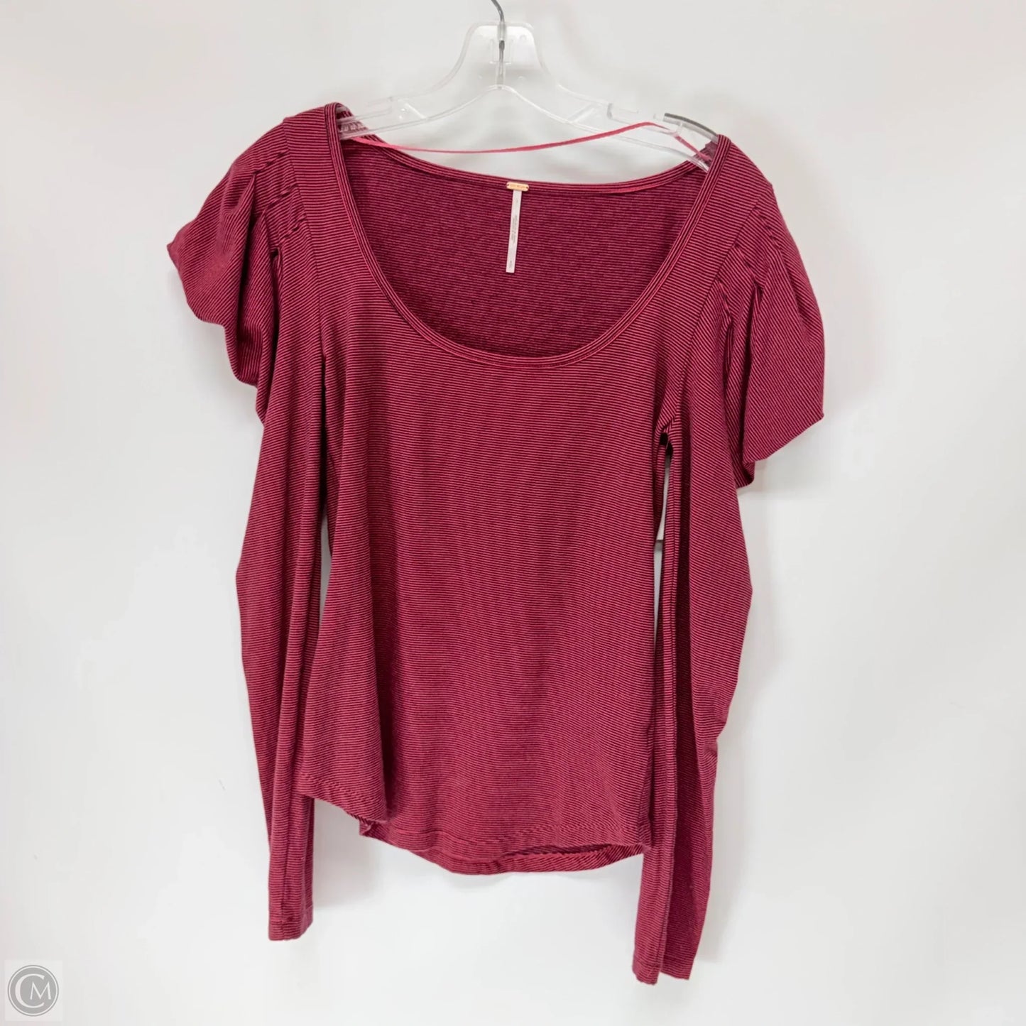 Top Long Sleeve By Free People In Red, Size: S