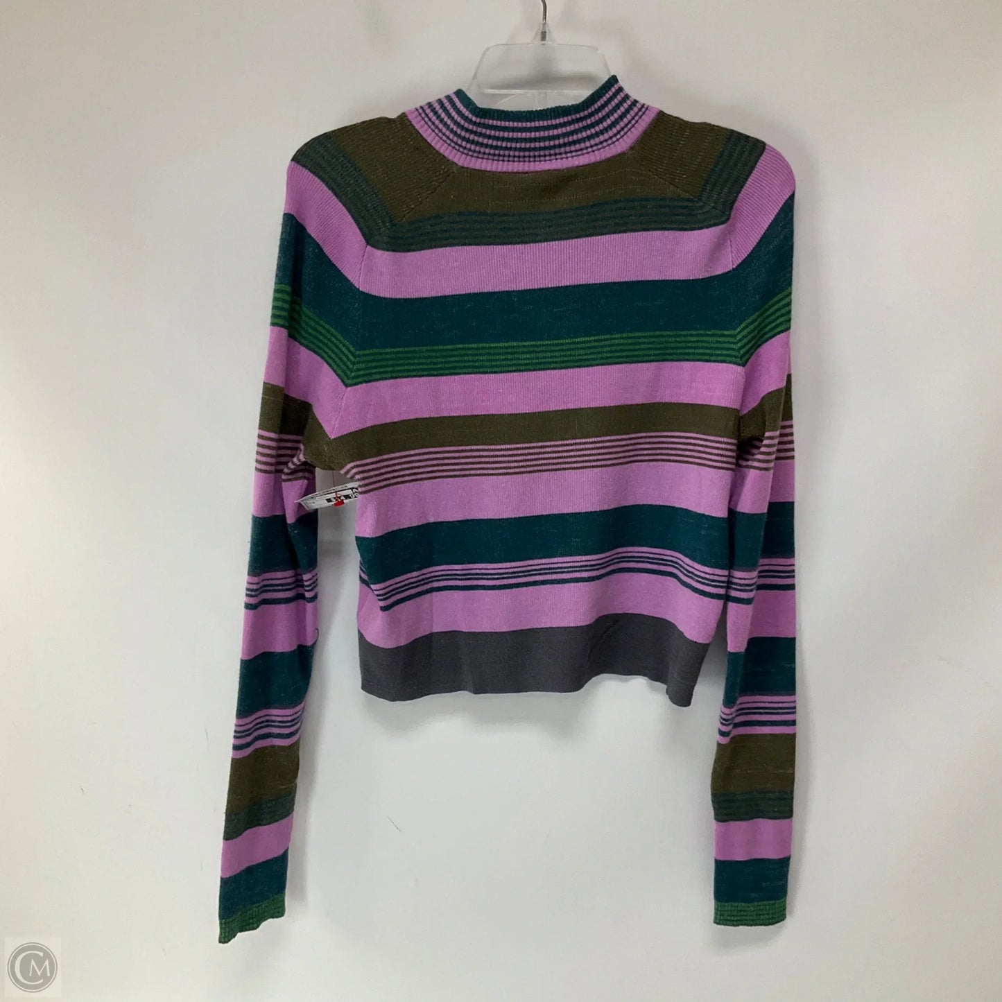 Sweater By Free People In Striped Pattern, Size: M