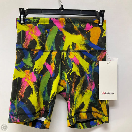 Athletic Shorts By Lululemon In Multi-colored, Size: 6