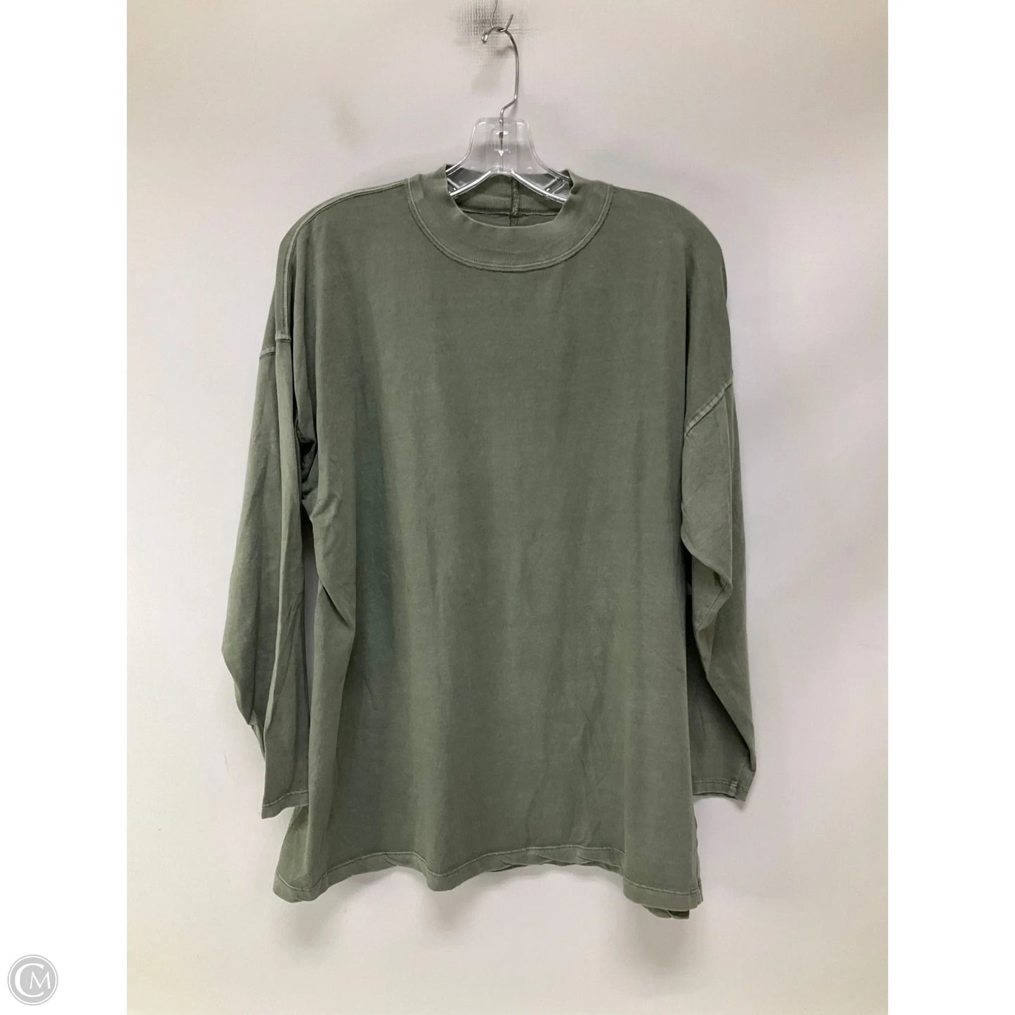 Top Long Sleeve Basic By We The Free In Green, Size: M