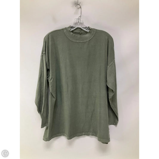 Top Long Sleeve Basic By We The Free In Green, Size: M