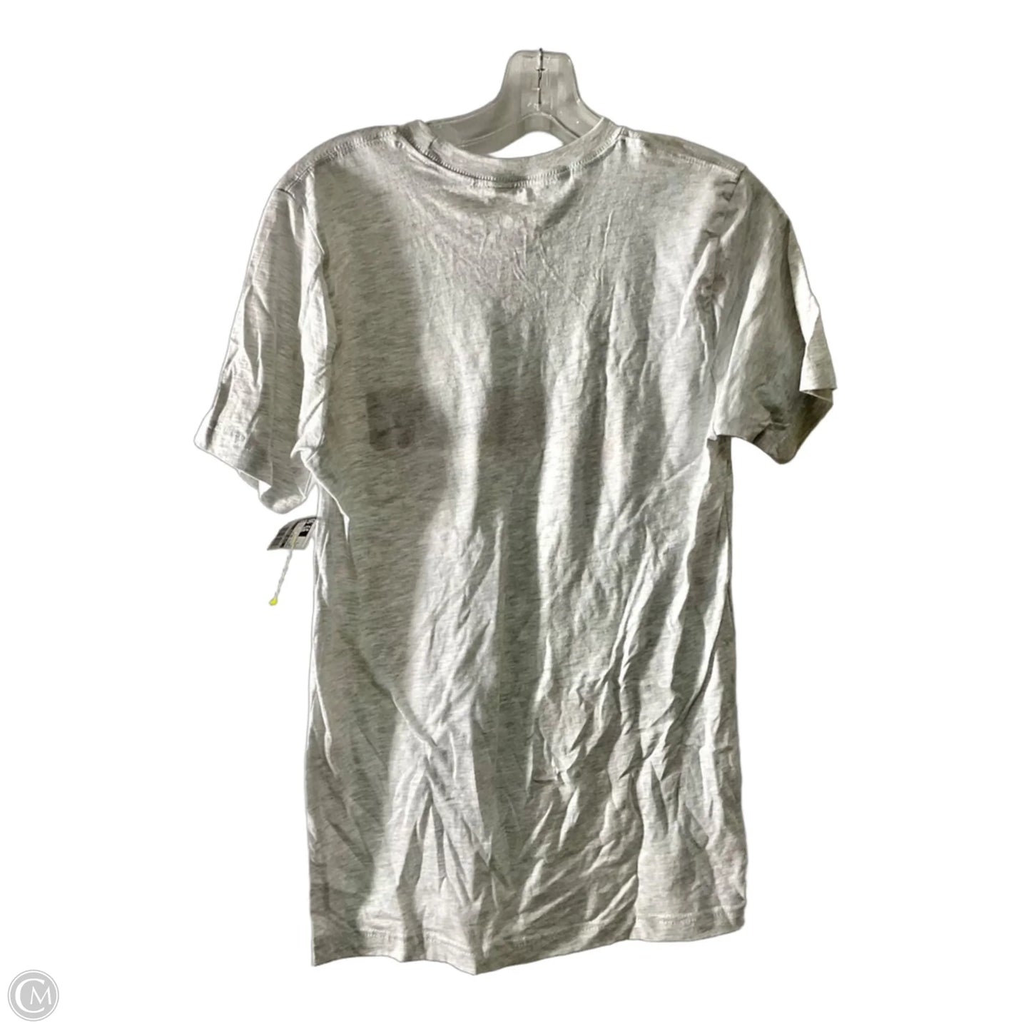 Athletic Top Short Sleeve By Clothes Mentor In Grey, Size: S