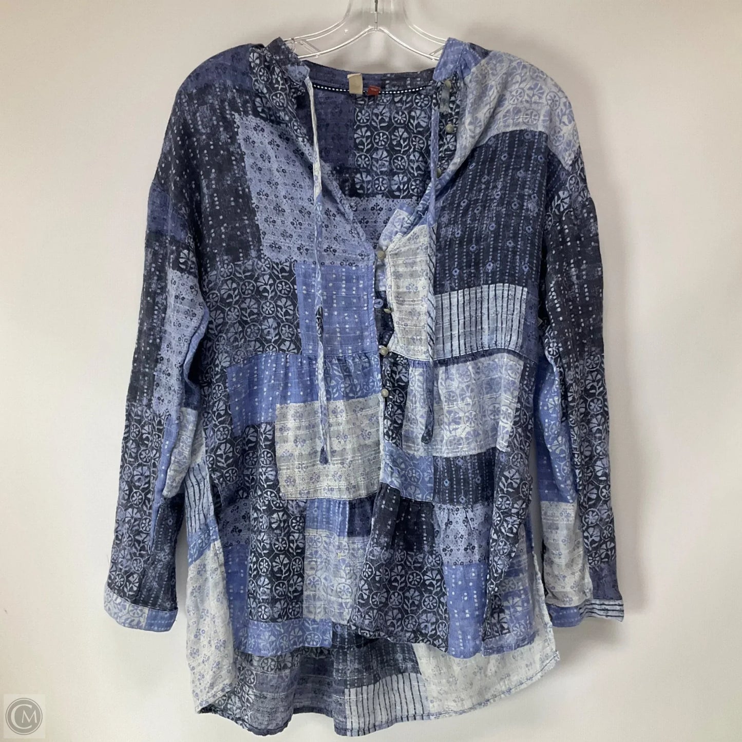 Top Long Sleeve By Pilcro In Blue, Size: Xs