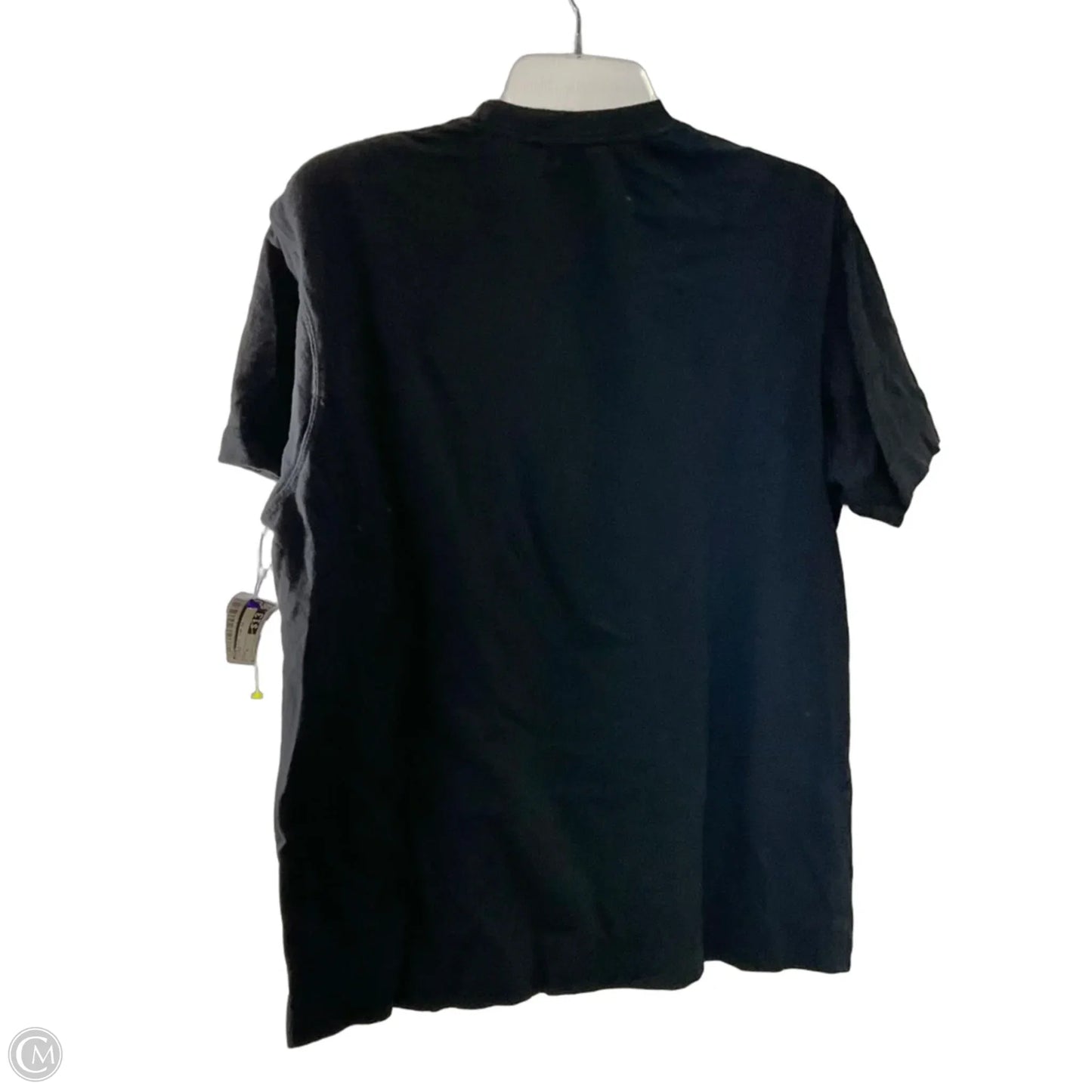 Athletic Top Short Sleeve By Nfl In Black, Size: L