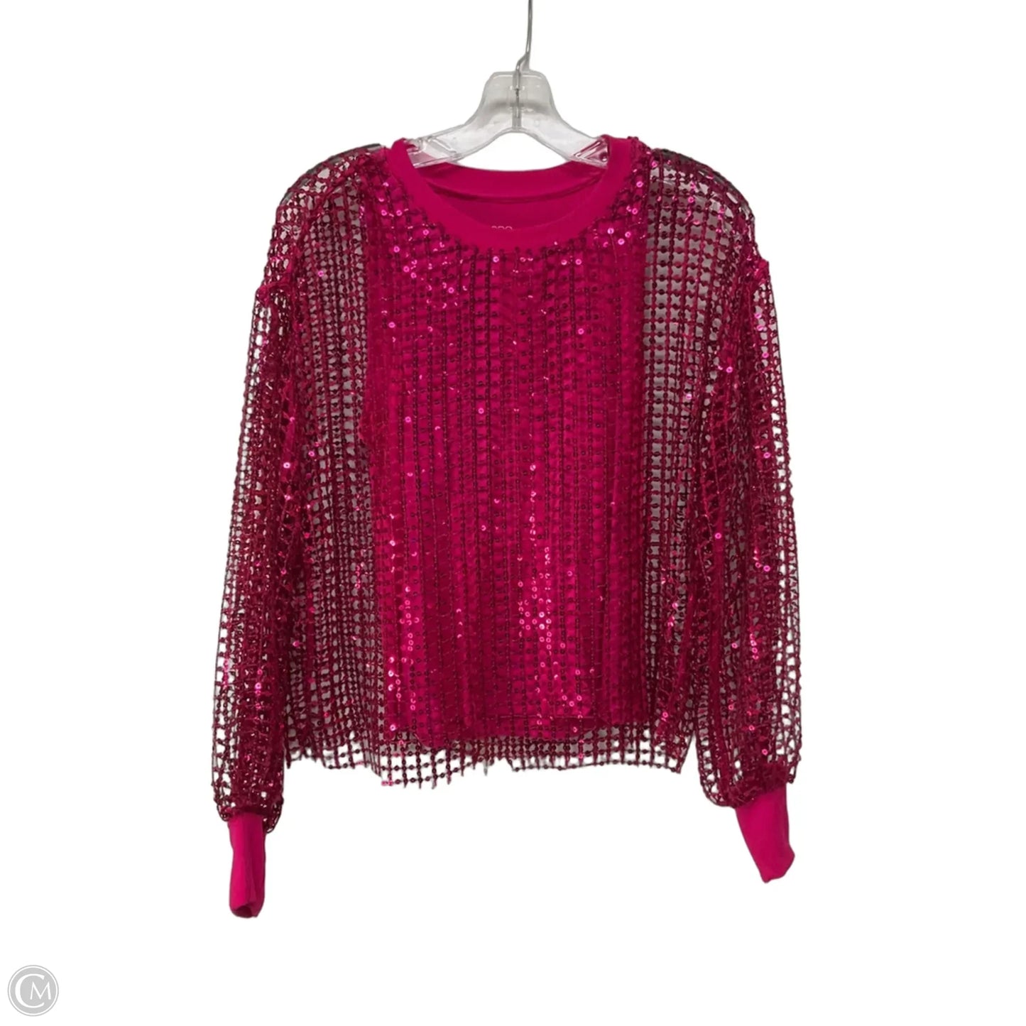 Top Long Sleeve By Pilcro In Pink, Size: Xs