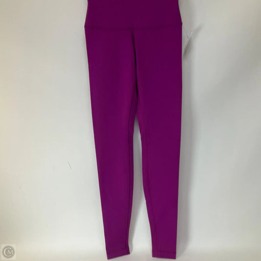 Athletic Leggings By Lululemon In Purple, Size: 4