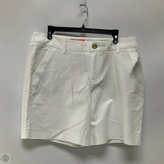 Shorts Designer By Lilly Pulitzer In White, Size: 12