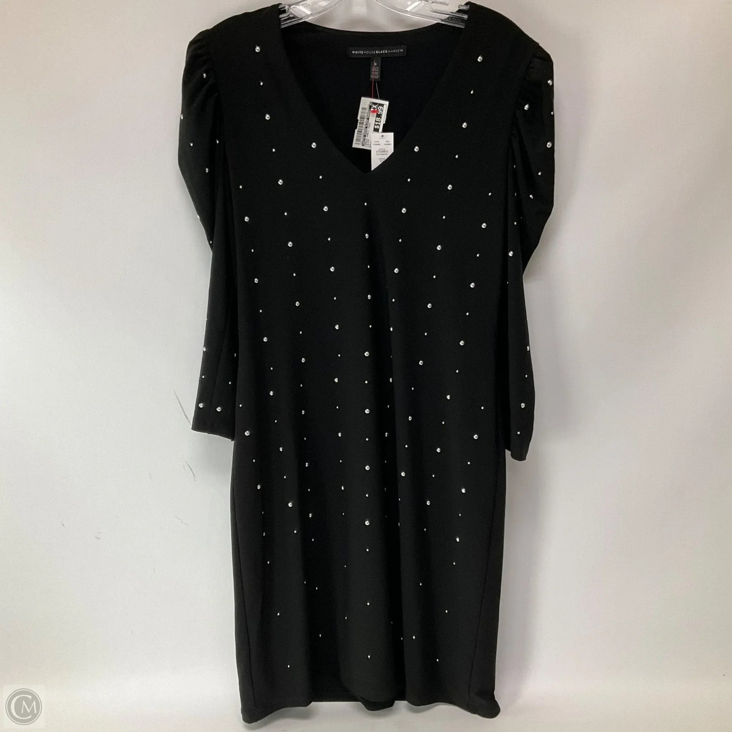 Dress Party Midi By White House Black Market In Black, Size: S