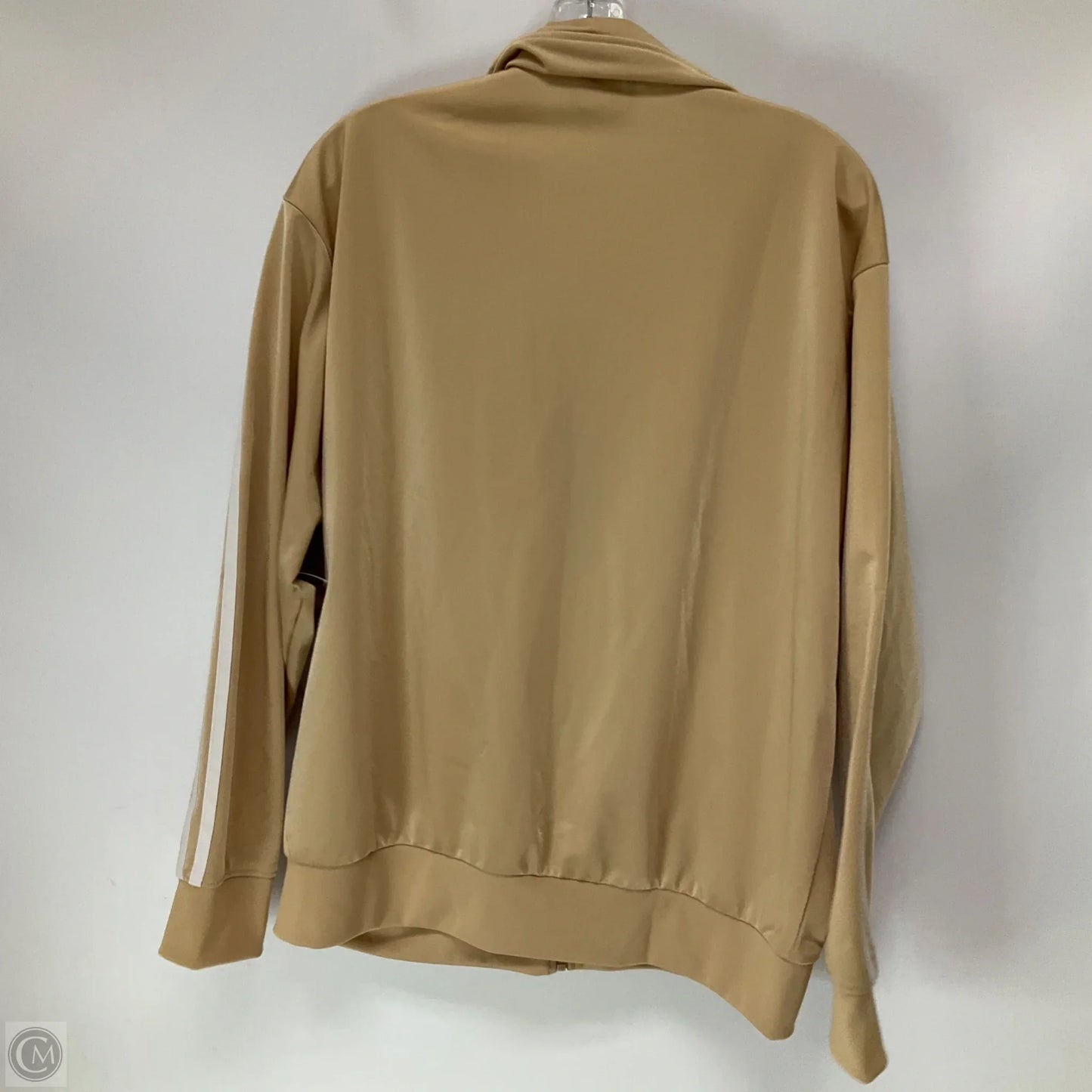 Athletic Jacket By Adidas In Gold, Size: Xl