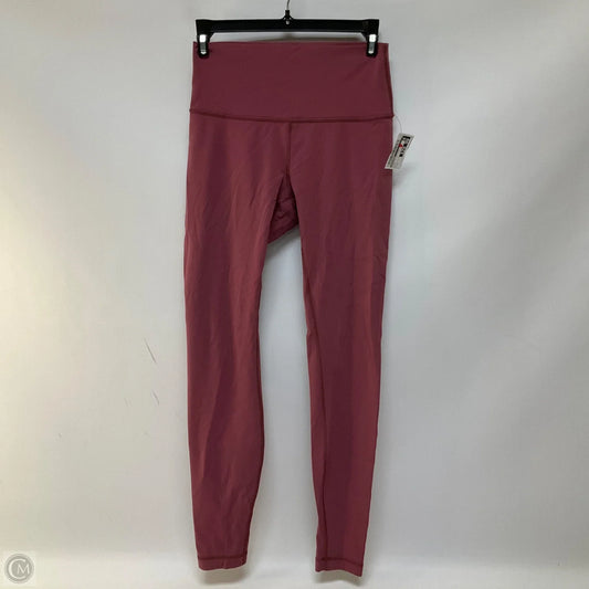 Athletic Leggings By Lululemon In Pink, Size: 6