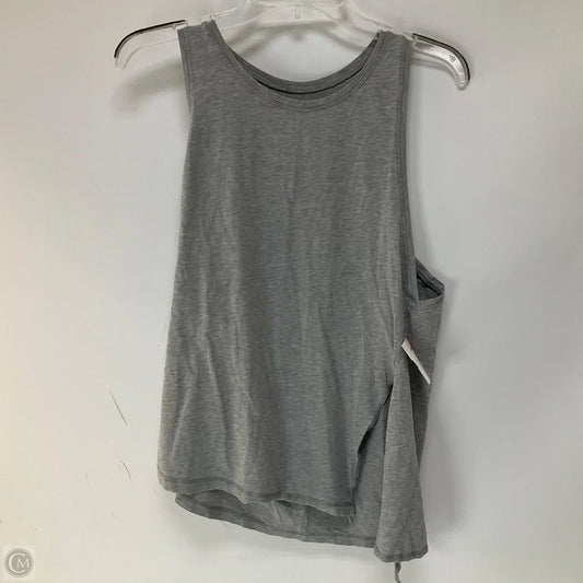 Athletic Tank Top By Lululemon In Grey, Size: 8