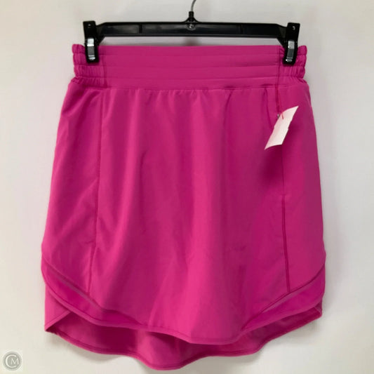 Athletic Skirt By Lululemon In Pink, Size: 4