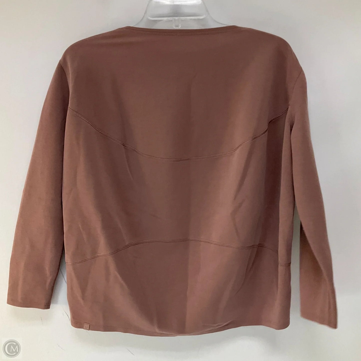 Athletic Top Long Sleeve Crewneck By Lululemon In Pink, Size: 6