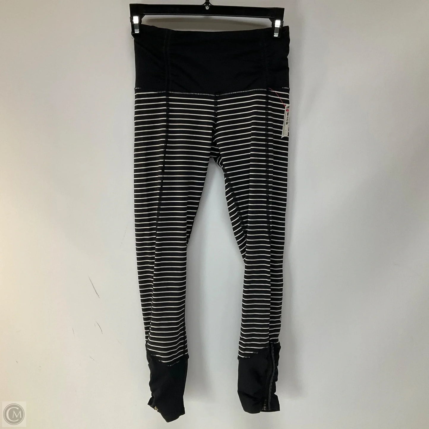 Athletic Leggings By Lululemon In Striped Pattern, Size: 2