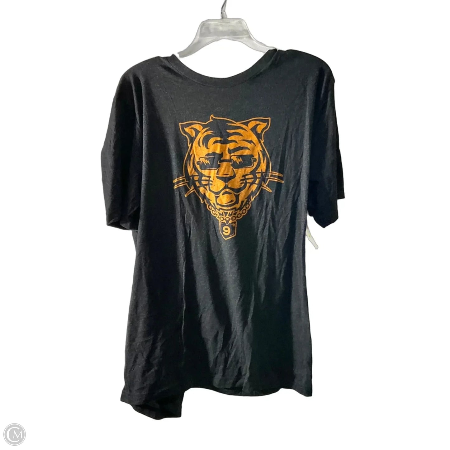 Athletic Top Short Sleeve By Cmf In Grey, Size: Xl