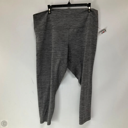 Athletic Leggings Capris By Lululemon In Grey, Size: 20