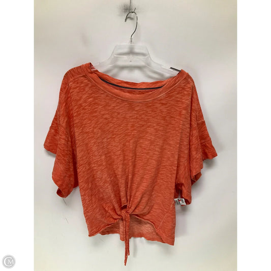 Top Short Sleeve By Pilcro In Orange, Size: M