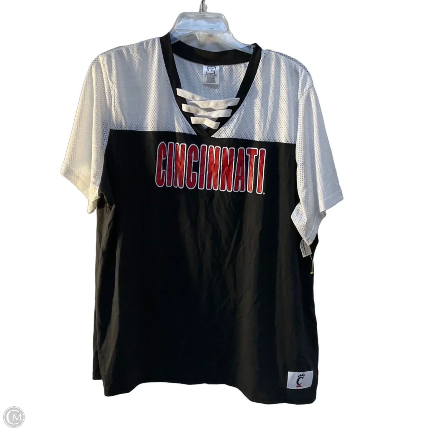 Athletic Top Short Sleeve By Cmf In Black, Size: 2x