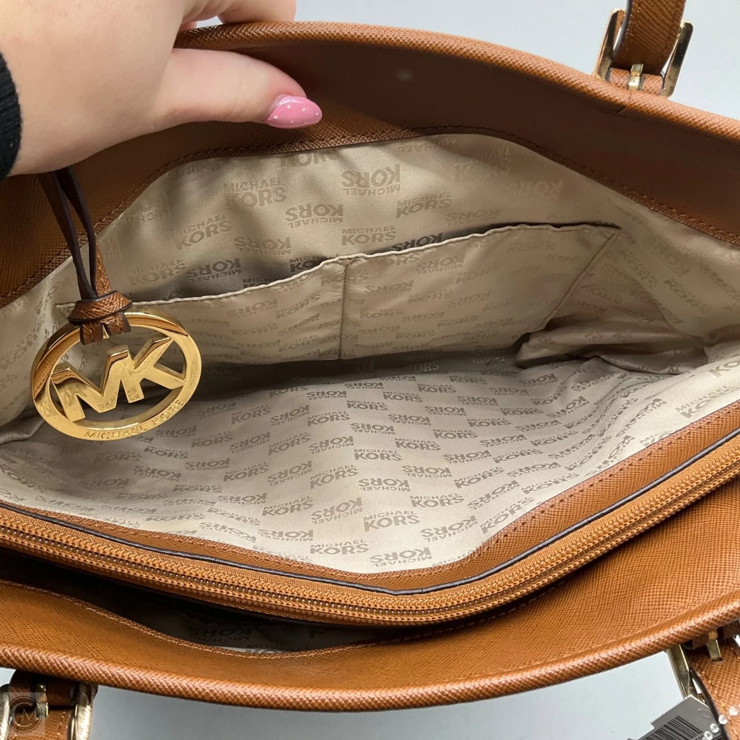 Handbag Designer By Michael Kors, Size: Large