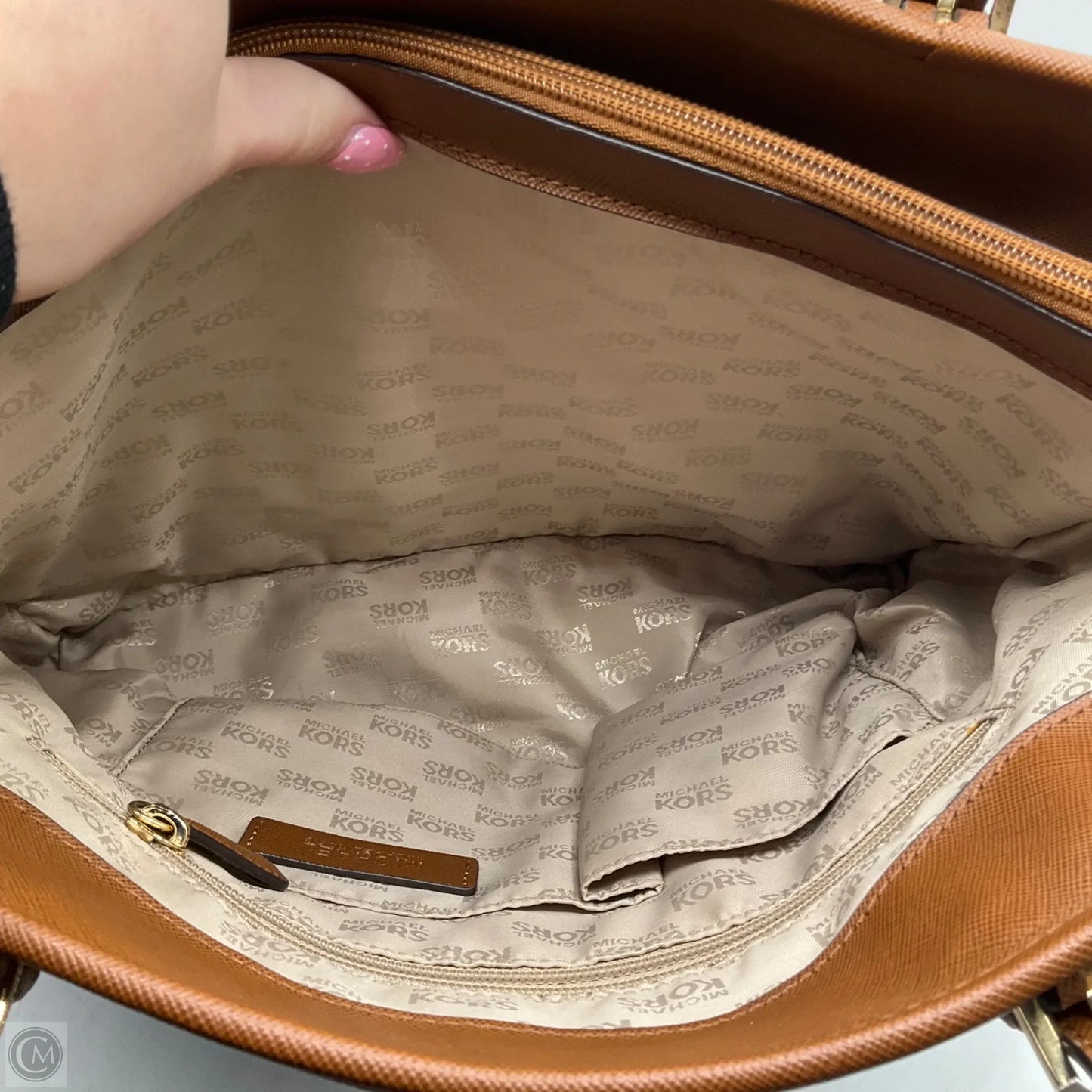 Handbag Designer By Michael Kors, Size: Large