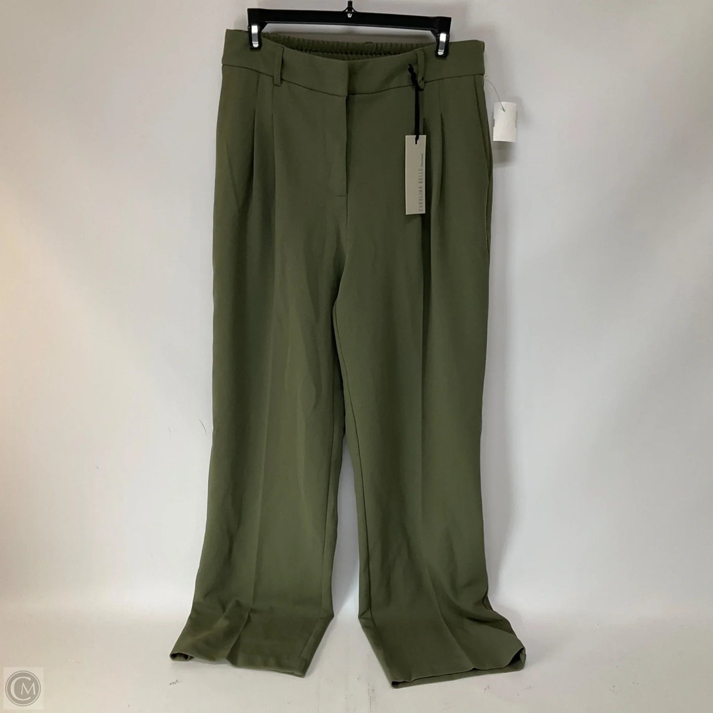 Pants Dress By Carolina Belle In Green & Grey, Size: 10