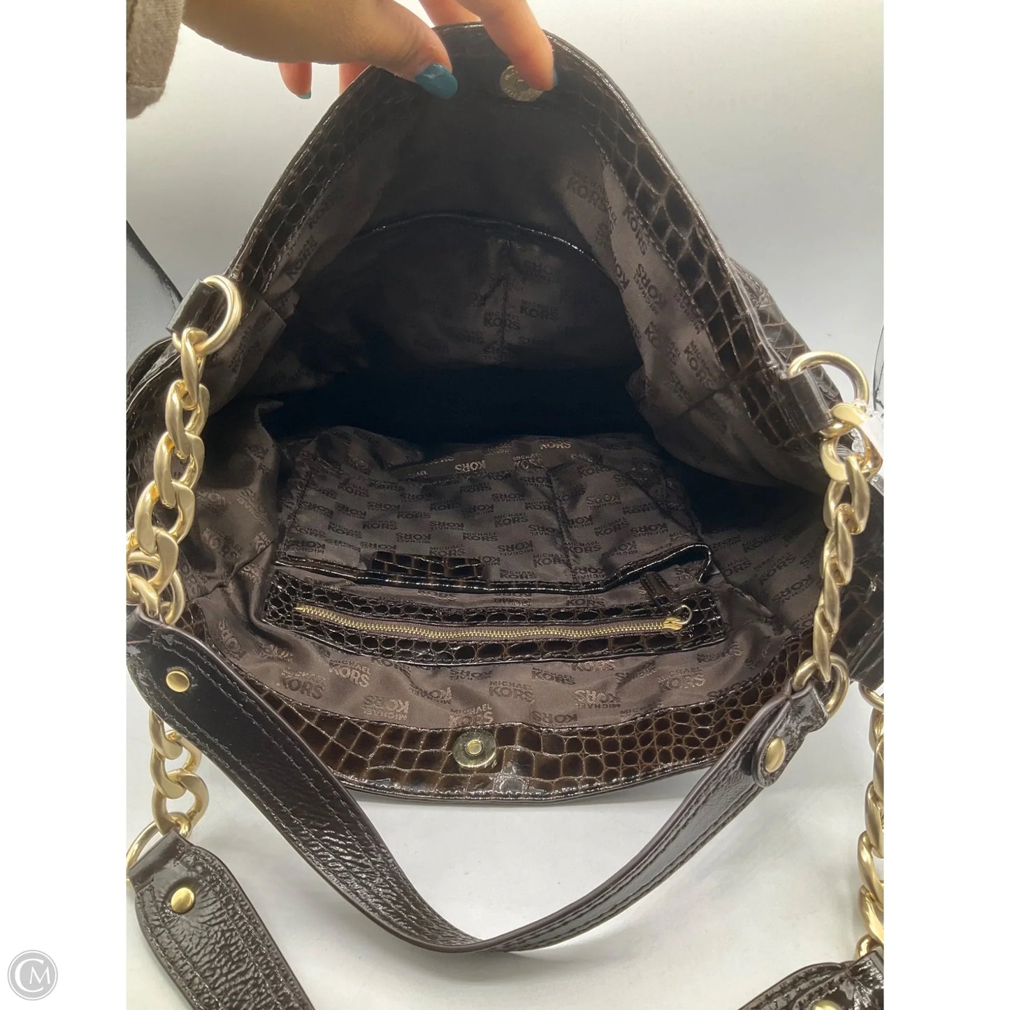 Handbag Designer By Michael Kors, Size: Large