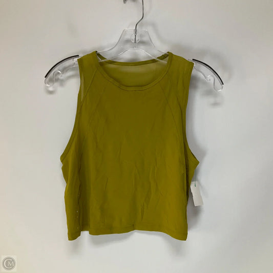 Athletic Tank Top By Lululemon In Green, Size: 4