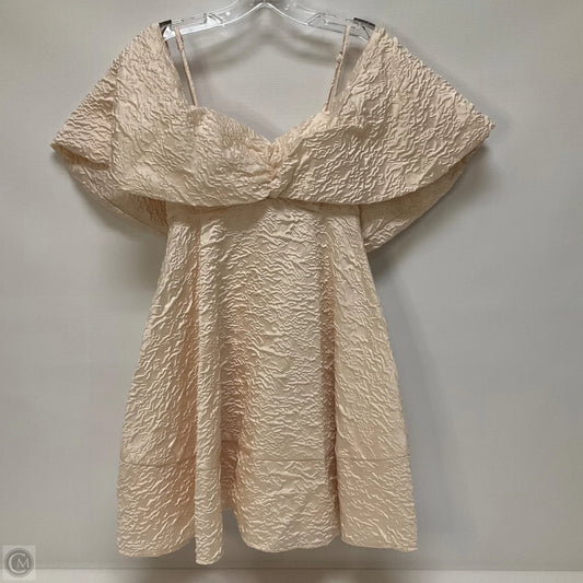 Dress Casual Short By Asos In Tan, Size: 2