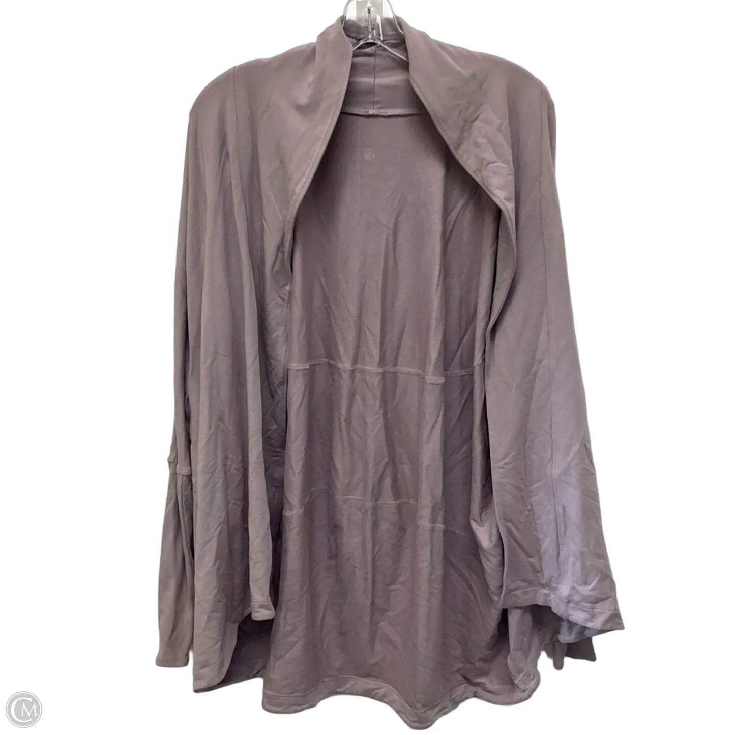 Sweater Cardigan By Lululemon In Purple, Size: 10