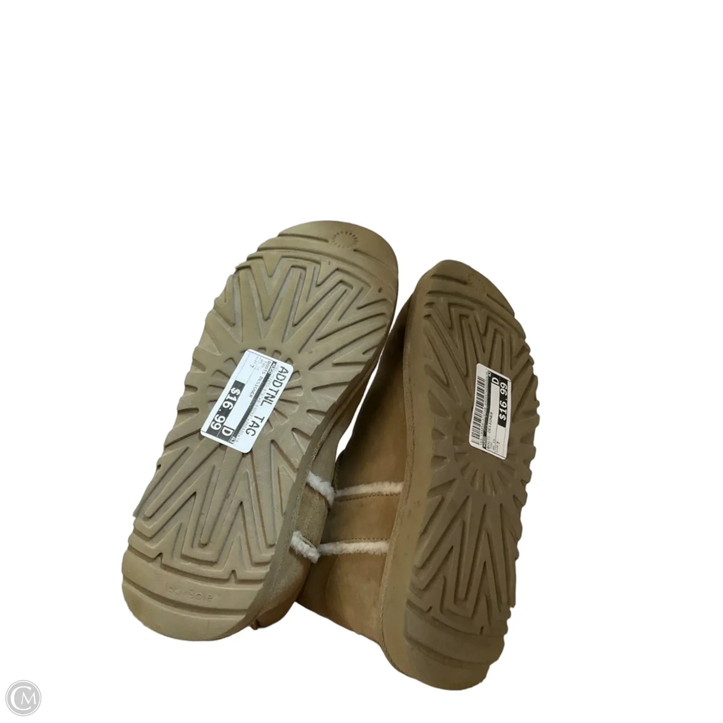 Boots Designer By Ugg In Tan, Size: 7